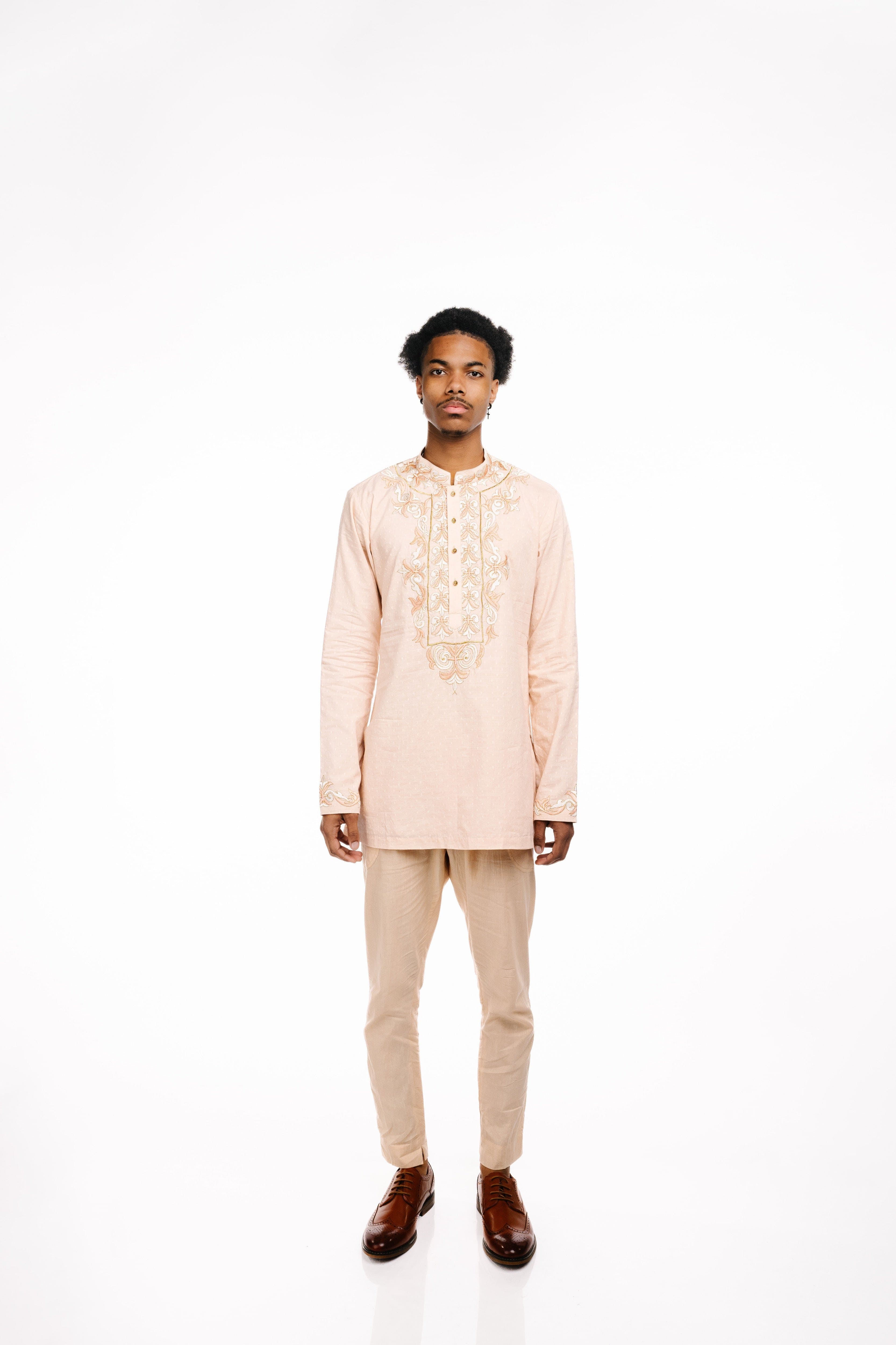 Soft Pink Short Kurta